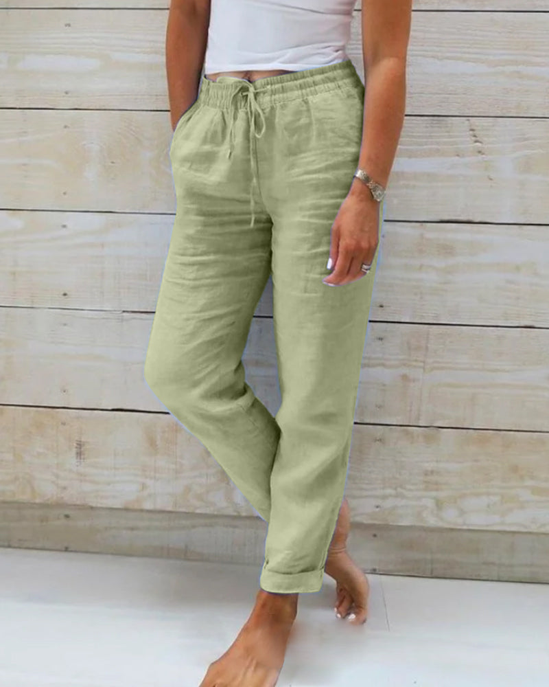 Monika | Casual Chic Straight Trousers