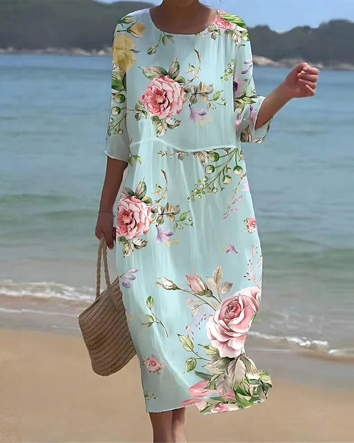 Mara | Elegant Floral Dress