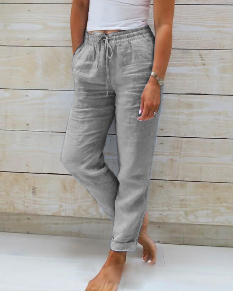 Monika | Casual Chic Straight Trousers