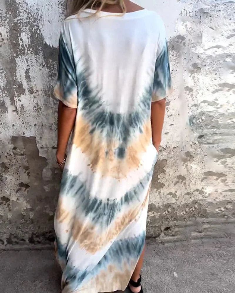 TYLA | TIE DYE BOHO DRESS