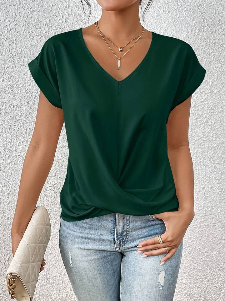 Leilani™ | Elegant women's top with short sleeves