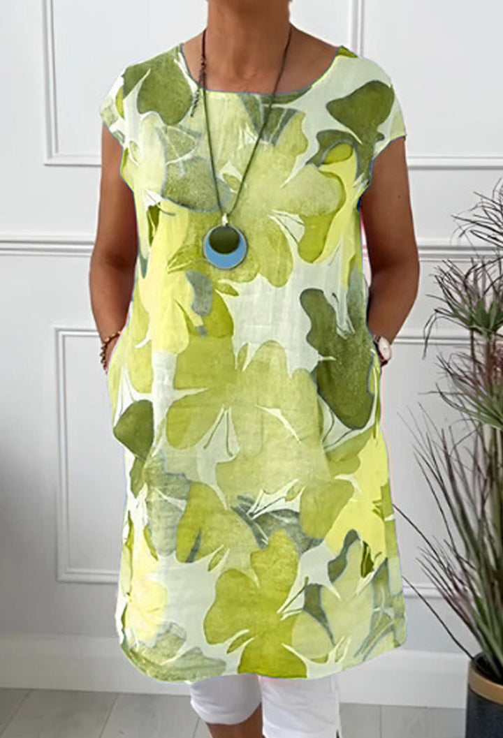 Maree |  Comfortable dress with butterfly print