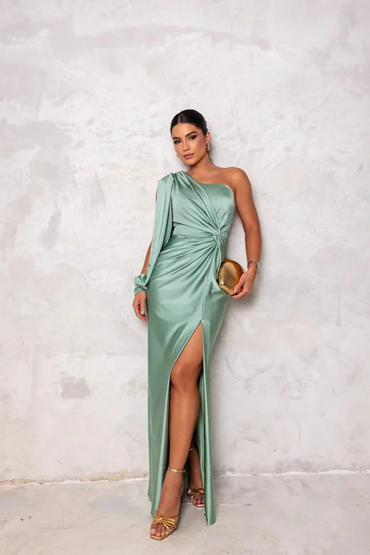 Alison - Elegant Slit Maxi Dress