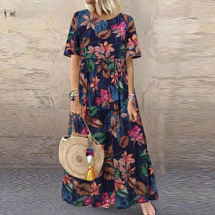 Masie | Comfortable floral dress