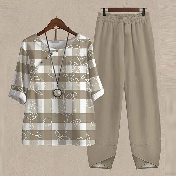 ABIGAIL | CASUAL-CHIC SHIRT AND PANTS SET