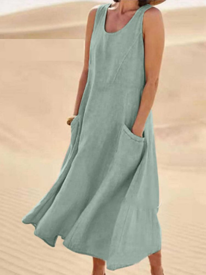 Emily | Elegant summer dress with belly coverage