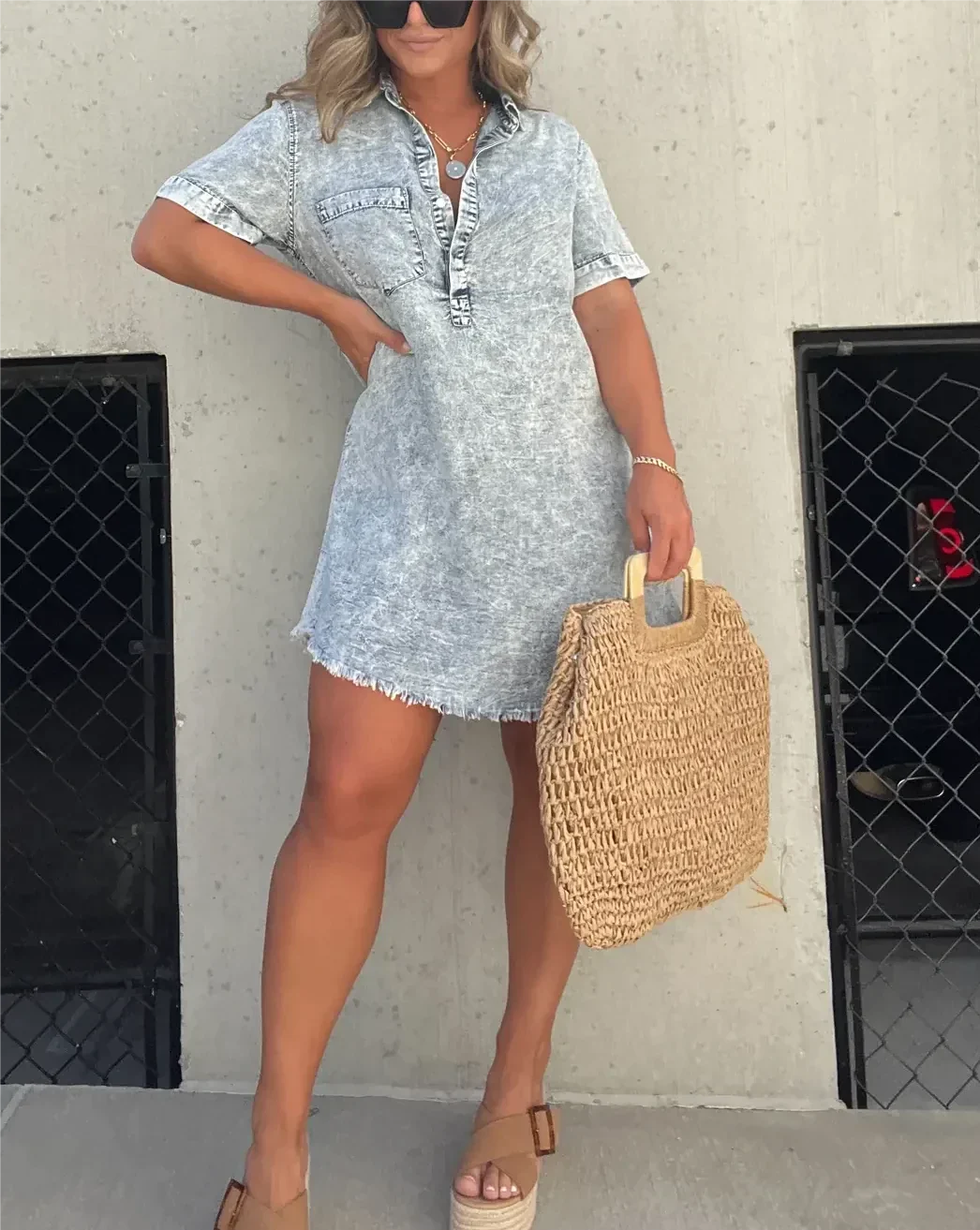 Emily | Denim Shirt Dress