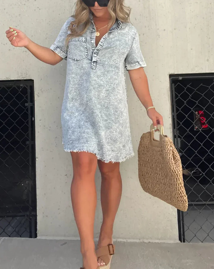 Emily | Denim Shirt Dress